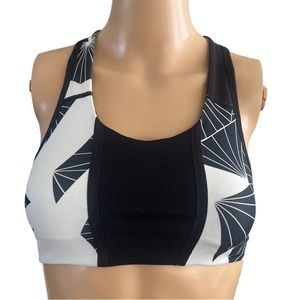 The North Face Flashdry Racerback Black White Print